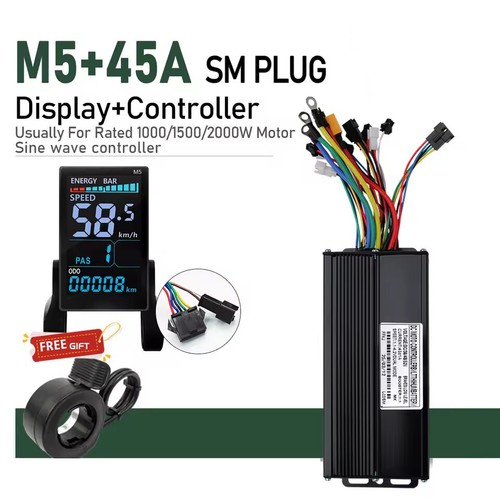 45A 36V 48V 52V E-bike 3 Mode Sine Wave Controller for 1000W-2000W w/LCD Display - Picture 23 of 34