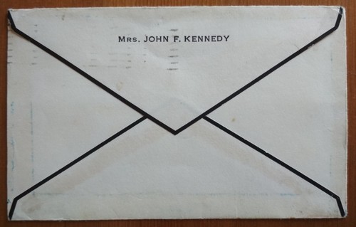 JFK JOHN KENNEDY MURDER - RARE ORIGINAL REPLY CARD BY WIDOW JACQUELINE JACKY - Picture 6 of 6