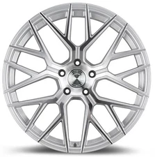 One 20x9 Aodhan AFF9 5x114.3 +30 Flow Forged Machined Silver Wheel