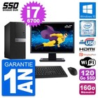 PC tour DELL 3040 Bildschirm 22 " Core i7-6700 RAM 16Go SSD 120Go HDMI Windows