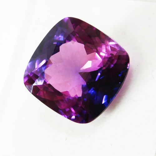 10.12 Ct Natural BLUE Tanzanite SQUARE Cushion Cut Loose Gemstone CERTIFIDE - Picture 4 of 16