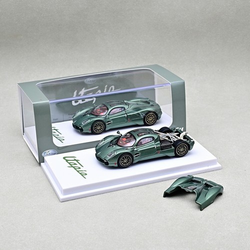 CM Model 1/64 Scale Pagani Utopia Green Diecast Car Model Toy Gift NIB - Picture 5 of 5