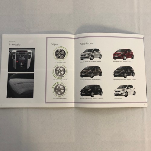 2012 Kia Venga Car Sales Brochure Catalog with Price List GERMAN Market - Picture 9 of 14