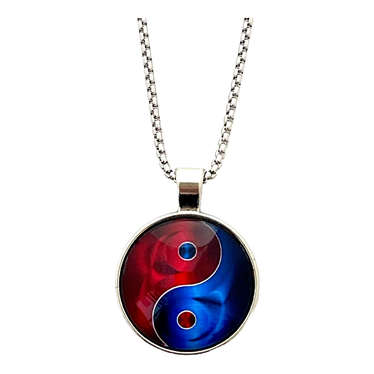 Red and blue necklace deals