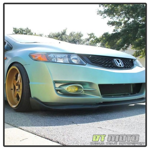 2009-2011 Civic 2dr Coupe Yellow Bumper Fog Lights w/Switch 09 10 11 Left+Right - Picture 6 of 7
