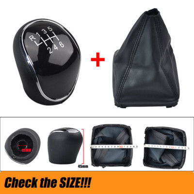 6 Speed For Ford Kuga Mondeo S-Max Transit 2008-2021 Gear Shift Knob Boot Cover