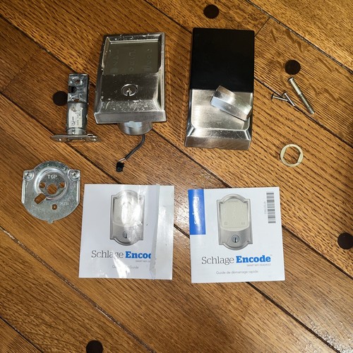 Schlage Encode Wi Fi Deadbolt - BE489WB CAM 619 Nickel Used