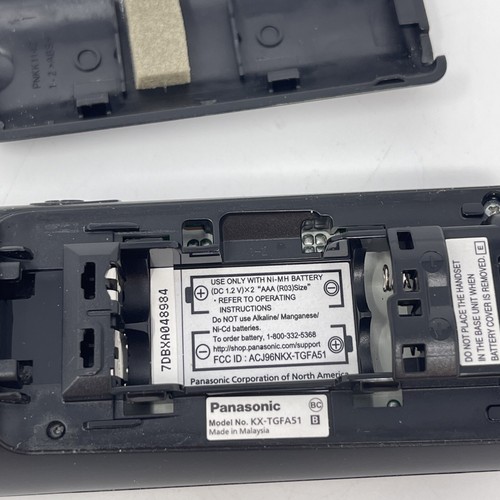 Panasonic KX-TGFA51 B Cordless Phone Expansion Handset Replacement Only - Picture 7 of 7