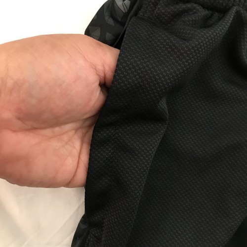 Nike Jumpman Sportshorts Herren M schwarz geometrische Tasche weites Bein Taille binden - Bild 11 von 15