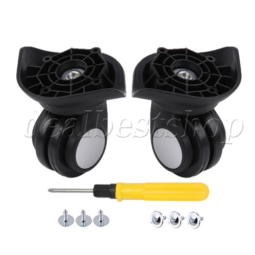 2 Pieces Luggage Replacement Wheels 5cm Diameter Repair Swivel Caster - Picture 8 of 9