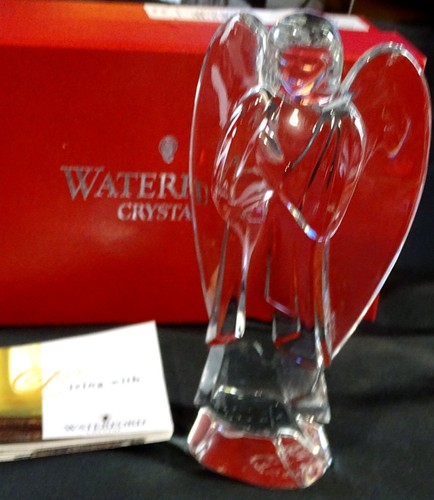 Waterford 6" Contemporary Angel Ireland Orig. Box & Paperwork - Picture 2 of 6
