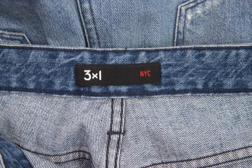 3X1 NYC Destroyed Women's Button Fly Jeans Size 32 (actual: 34X26) Bell Bottom - Picture 13 of 13