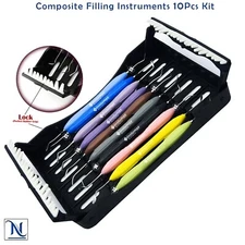 Dental Lab Composite Filling Restorative Instruments Spatula Plugger Burnisher