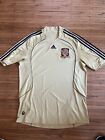 Spain 2008 Away Soccer Jersey Yellow Adidas Size Xl