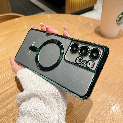 Funda protectora de poliuretano termoplástico magnético con protector de lente para Samsung S23/ Plus/ Ultra Magsafe - Imagen 6 de 24