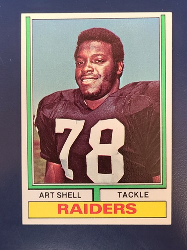 1974 Topps Football Cards #272 Art Shell Oakland Raiders - Foto 1 di 2