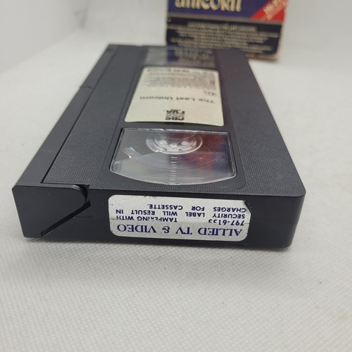 The Last Unicorn Movie VHS Sleeve CBS FOX rental 1980s RARE Works - Picture 9 of 24