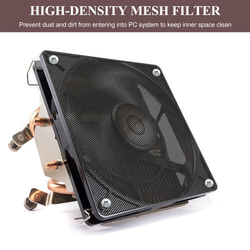 12 Pcs Filet Anti-poussière Mesh À Feuilles Boîtier Résistant Aux Ventilateurs - Photo 6/12