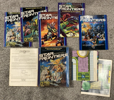 Star Frontiers Original Box Set  TSR 7007 1980 RPG Prod. by Dungeons and Dragons