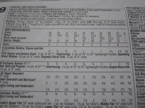 Simplicity 2569 Girls Fairy Tale Princess Costumes Sewing Pattern Sz 4-8 - Picture 4 of 5