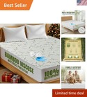 Waterproof King Size Mattress Protector - 200 GSM Bamboo Viscose Cooling Cover