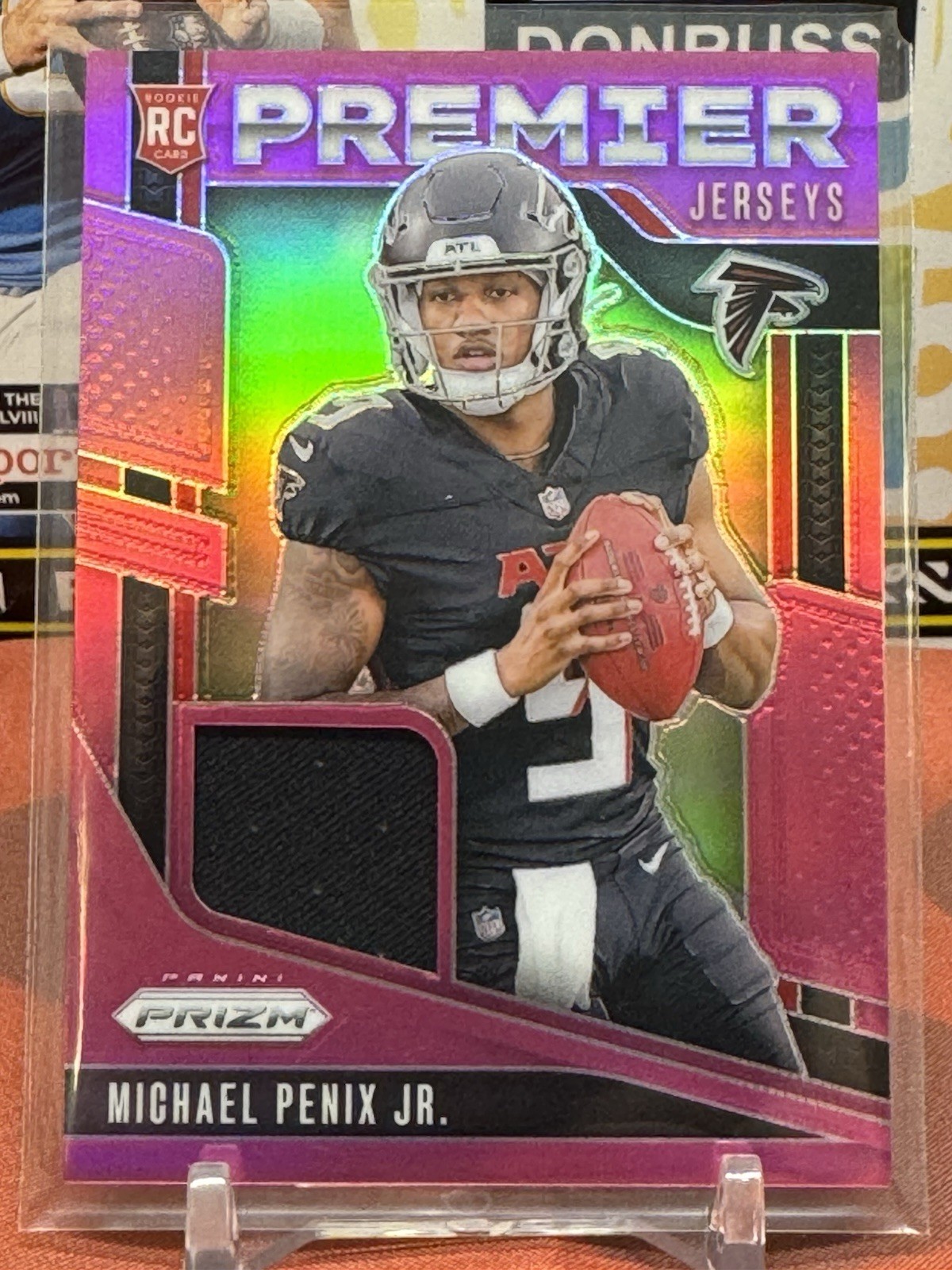 2024 Panini Prizm - Premier Jerseys Michael Penix Jr. #PJ-MPJ Pink Prizm...