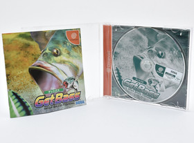 Sega Dreamcast Fishing Controller w/Get Bass Fishing Game Set Tested DC Japan JP