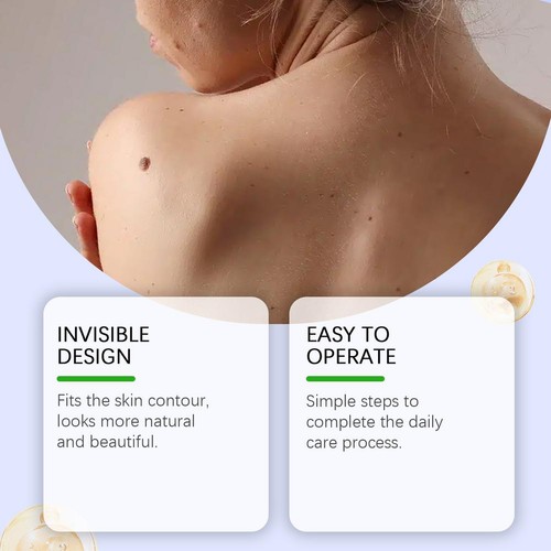 ☆9pc Microneedle Botanic Skin Tag Remover Patch natural herbal Removal Treatment - Picture 5 of 12