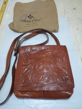 Patricia Nash Granada Tooled Leather Crossbody Bag