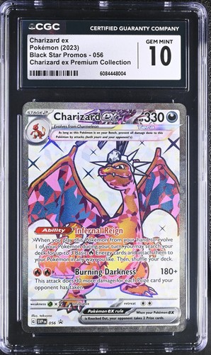 Charizard ex 056 Sv: Scarlet & Violet Promo Cards Holo CGC 10 - Picture 1 of 2