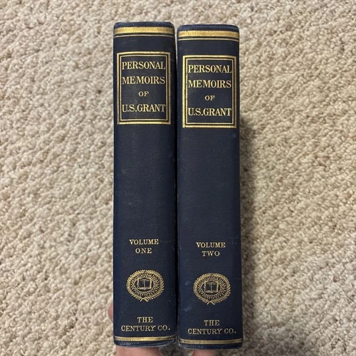 Antique 1903 Personal Memoirs of U.S. Grant Two Vol. Set - Very Nice Condition!