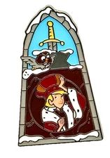 Disney Pin 2024 Sword in the Stone Imaginative Icons Mystery DLR Merlin Wart HTF