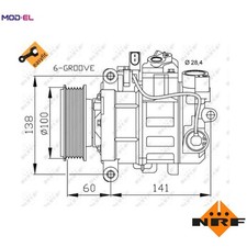 COMPRESSOR AIR CONDITIONING 32263 FOR SEAT AUDI A4/S4/Convertible/Allroad Q5 A4