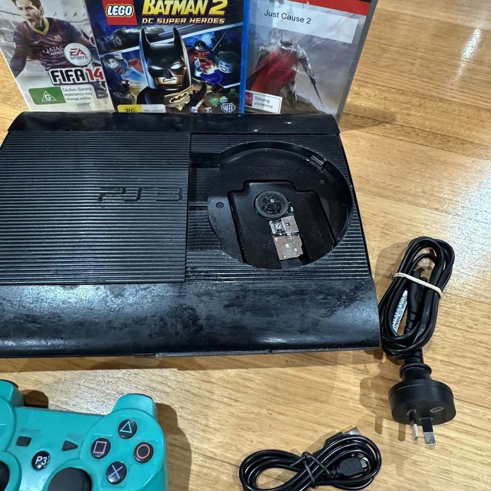 Cable Controlador Consola Sony PlayStation 3 PS3 Super Slim 500gb CECH-4202C Foto 2 de 4