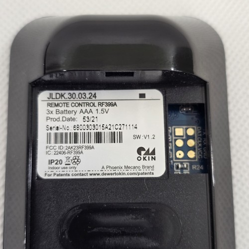 EASE Remote Control Tempur-Pedic Sealy Bed  JLDK.30.03.24 RF399A Ergo 2.0/3.0 - Picture 11 of 11