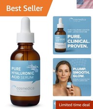 2oz Hydrating Hyaluronic Acid Serum for All Skin Types - Anti-Aging Brightness