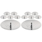  2 Count Sieb Für Spülbecken Abflussfilter Waschbecken Maschenspülensieb