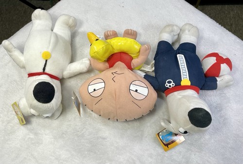 Family Guy Plush Dolls w/Tags Bundle of 3 Vintage 2005 - Picture 3 of 4
