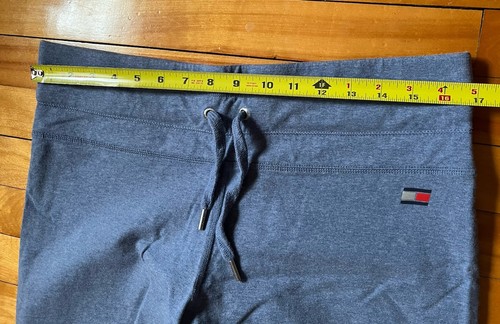 NUEVO Tommy Hilfiger Deportes Lt Azul Jogger Tobillo Logo Leggings Algodón Spandex XL - Imagen 10 de 10