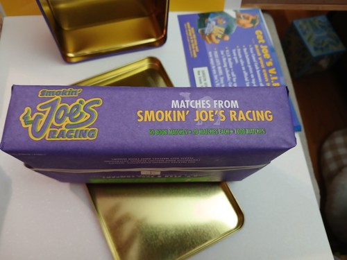 RJ REYNOLDS 1994 CAMEL SMOKIN' JOE'S Racing UNOPENED MATCHES & Collector’s TIN - Picture 10 of 15
