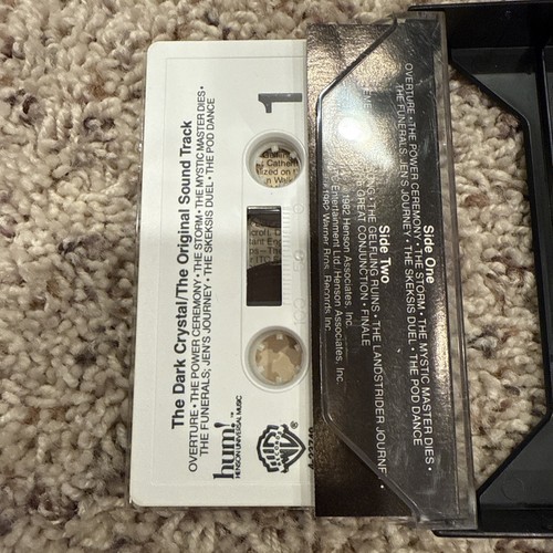 The Dark Crystal - Original Soundtrack Cassette Tape Tested - RARE - Imagen 17 de 22