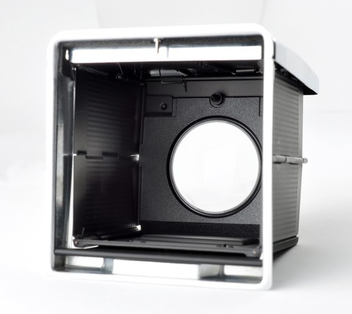 Hasselblad 42315 Waist Level Finder Focusing Hood Chrome Late Diopter -1 WL MINT - Picture 11 of 21