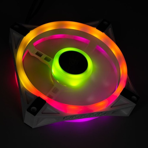 Lüfter CORSAIR 120*120*25 QL120 RGB LED Fan WHITE, Single - Bild 5 von 7