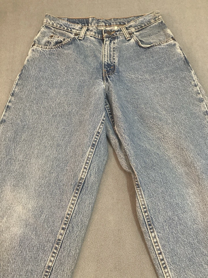 Jeans holgados vintage años 90 Levi’s 572 naranja lengüeta hechos en EE. UU. Foto 2 de 4