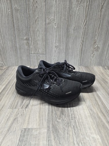 Brooks Womens Ghost 13 1203381B072 Black Running Shoes Sneakers Size 8 D Wide