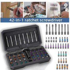 42 in 1 Magnetic Screwdriver Set, DIY Ratchet Screwdriver Set Multi Bit Magnetic