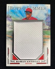 2025 Panini Boys of Summer Jumbo Prospect Patch #JPM-RA Roman Anthony 91/99 HD
