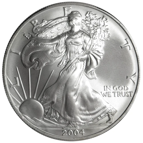 2004 $1 American Silver Eagle 1 oz Brilliant Uncirculated