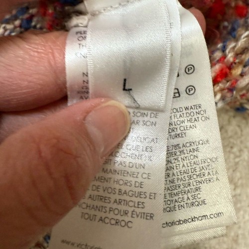 Victoria Victoria Beckham Multi Oversized Rollkragen Gr. Large - Bild 11 von 14