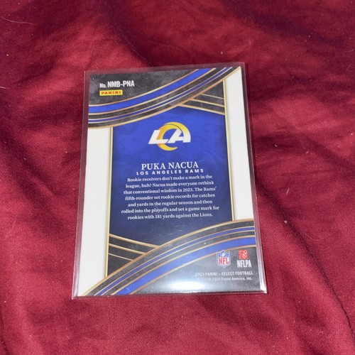 2023 Panini Select - Select Numbers Puka Nacua #NMB-PNA (RC) - Bild 2 von 2